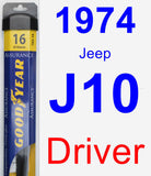 Driver Wiper Blade for 1974 Jeep J10 - Assurance