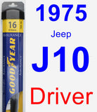 Driver Wiper Blade for 1975 Jeep J10 - Assurance