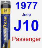 Passenger Wiper Blade for 1977 Jeep J10 - Assurance