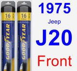 Front Wiper Blade Pack for 1975 Jeep J20 - Assurance