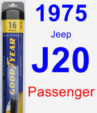 Passenger Wiper Blade for 1975 Jeep J20 - Assurance