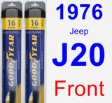 Front Wiper Blade Pack for 1976 Jeep J20 - Assurance