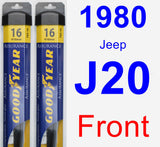 Front Wiper Blade Pack for 1980 Jeep J20 - Assurance