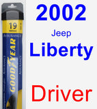 Driver Wiper Blade for 2002 Jeep Liberty - Assurance