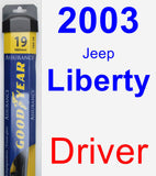 Driver Wiper Blade for 2003 Jeep Liberty - Assurance