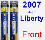 Front Wiper Blade Pack for 2007 Jeep Liberty - Assurance