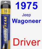 Driver Wiper Blade for 1975 Jeep Wagoneer - Assurance