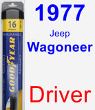 Driver Wiper Blade for 1977 Jeep Wagoneer - Assurance