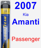 Passenger Wiper Blade for 2007 Kia Amanti - Assurance