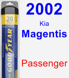 Passenger Wiper Blade for 2002 Kia Magentis - Assurance