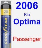 Passenger Wiper Blade for 2006 Kia Optima - Assurance