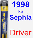 Driver Wiper Blade for 1998 Kia Sephia - Assurance