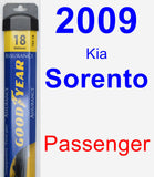 Passenger Wiper Blade for 2009 Kia Sorento - Assurance