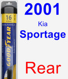 Rear Wiper Blade for 2001 Kia Sportage - Assurance