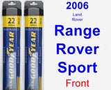 Front Wiper Blade Pack for 2006 Land Rover Range Rover Sport - Assurance