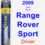 Driver Wiper Blade for 2009 Land Rover Range Rover Sport - Assurance