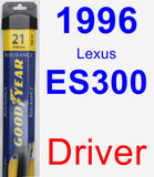 Driver Wiper Blade for 1996 Lexus ES300 - Assurance