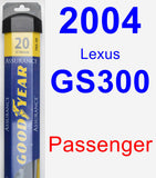 Passenger Wiper Blade for 2004 Lexus GS300 - Assurance