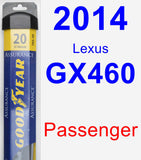 Passenger Wiper Blade for 2014 Lexus GX460 - Assurance