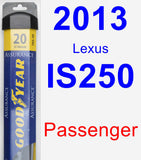 Passenger Wiper Blade for 2013 Lexus IS250 - Assurance