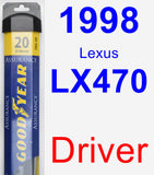 Driver Wiper Blade for 1998 Lexus LX470 - Assurance