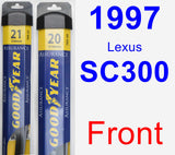 Front Wiper Blade Pack for 1997 Lexus SC300 - Assurance