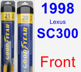 Front Wiper Blade Pack for 1998 Lexus SC300 - Assurance