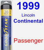 Passenger Wiper Blade for 1999 Lincoln Continental - Assurance