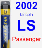 Passenger Wiper Blade for 2002 Lincoln LS - Assurance