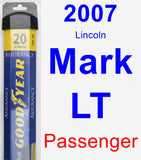 Passenger Wiper Blade for 2007 Lincoln Mark LT - Assurance