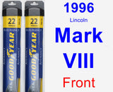 Front Wiper Blade Pack for 1996 Lincoln Mark VIII - Assurance