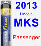 Passenger Wiper Blade for 2013 Lincoln MKS - Assurance