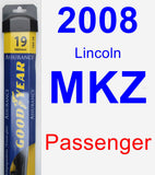 Passenger Wiper Blade for 2008 Lincoln MKZ - Assurance