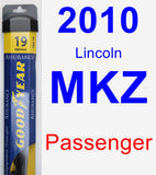 Passenger Wiper Blade for 2010 Lincoln MKZ - Assurance