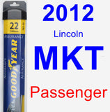 Passenger Wiper Blade for 2012 Lincoln MKT - Assurance