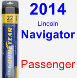 Passenger Wiper Blade for 2014 Lincoln Navigator - Assurance