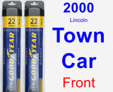 Front Wiper Blade Pack for 2000 Lincoln Town Car - Assurance