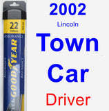 Driver Wiper Blade for 2002 Lincoln Town Car - Assurance