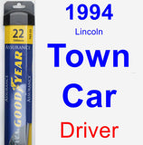 Driver Wiper Blade for 1994 Lincoln Town Car - Assurance