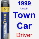 Driver Wiper Blade for 1999 Lincoln Town Car - Assurance