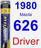 Driver Wiper Blade for 1980 Mazda 626 - Assurance