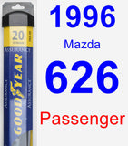 Passenger Wiper Blade for 1996 Mazda 626 - Assurance