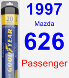 Passenger Wiper Blade for 1997 Mazda 626 - Assurance