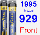 Front Wiper Blade Pack for 1995 Mazda 929 - Assurance