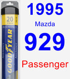 Passenger Wiper Blade for 1995 Mazda 929 - Assurance