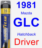 Driver Wiper Blade for 1981 Mazda GLC - Assurance