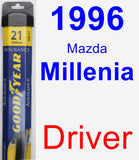 Driver Wiper Blade for 1996 Mazda Millenia - Assurance