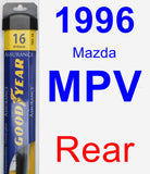 Rear Wiper Blade for 1996 Mazda MPV - Assurance