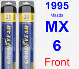 Front Wiper Blade Pack for 1995 Mazda MX-6 - Assurance