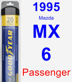 Passenger Wiper Blade for 1995 Mazda MX-6 - Assurance